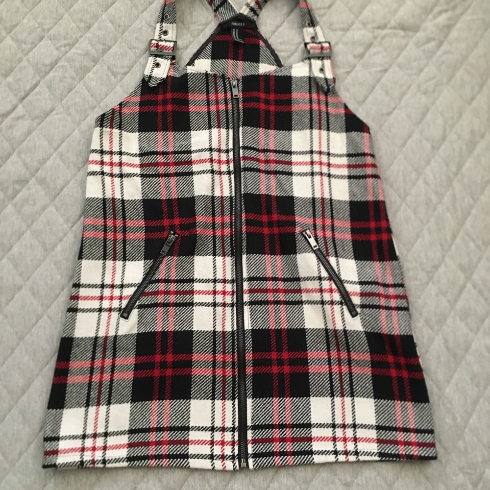 Plaid Pinny / Overall Dress